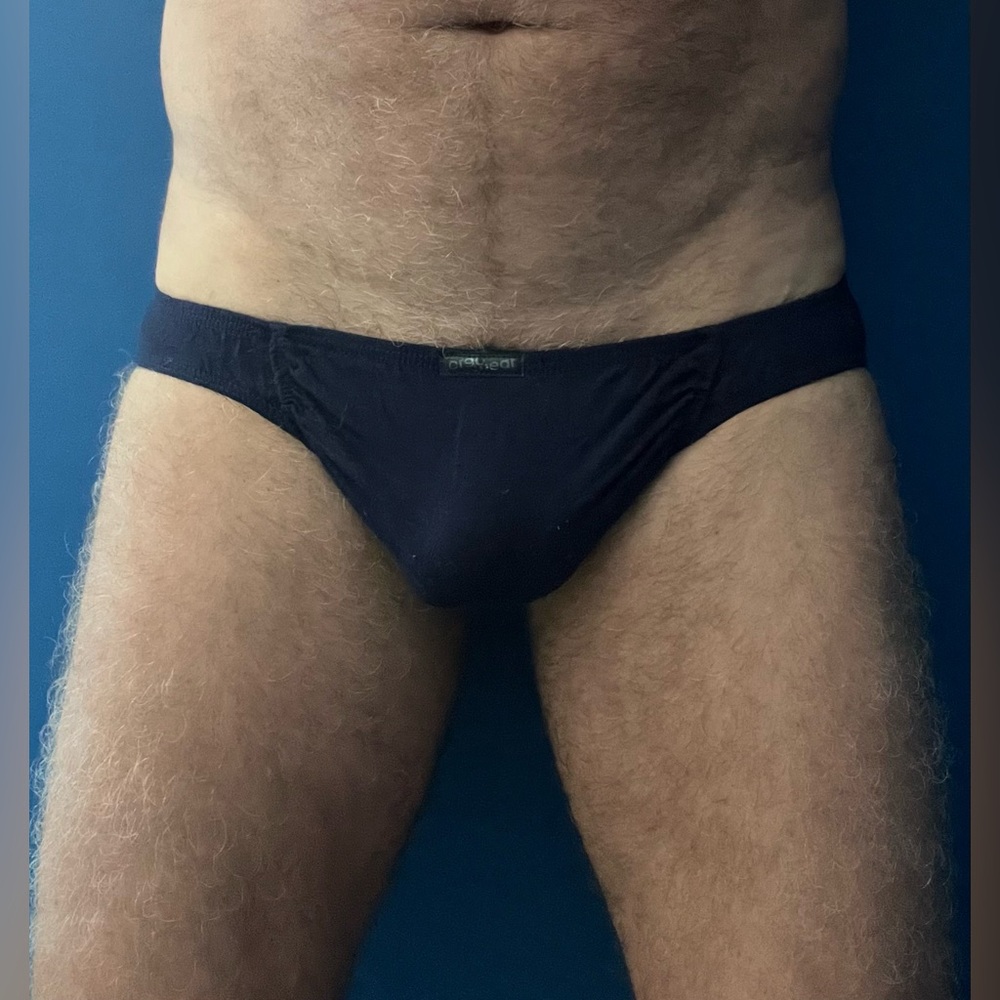 Ergo Wear Bikini, Cotton Stretch, Size S, Navy Blue